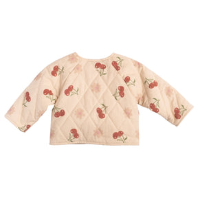 QUILTED CHERRY BLOOM JACKET (PREORDER)