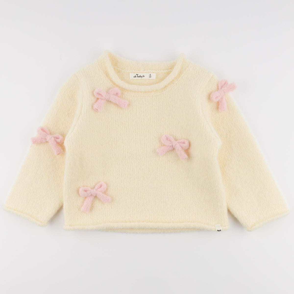 BOWS FUZZY SWEATSHIRT AND LEGGINGS SET (PREORDER)