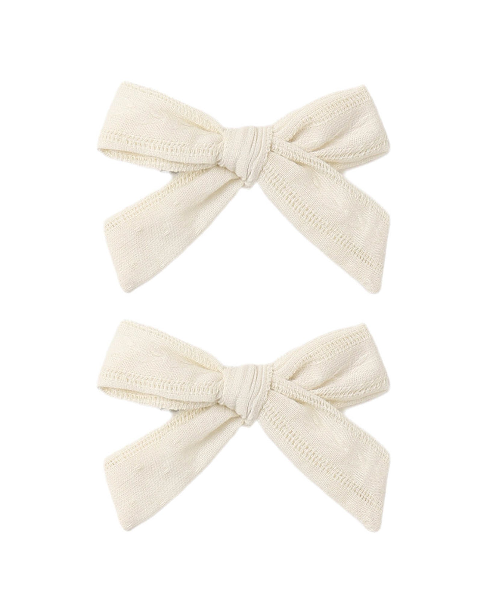 LACE BOW CLIPS SET OF 2 - RYLEE + CRU - CLIPS
