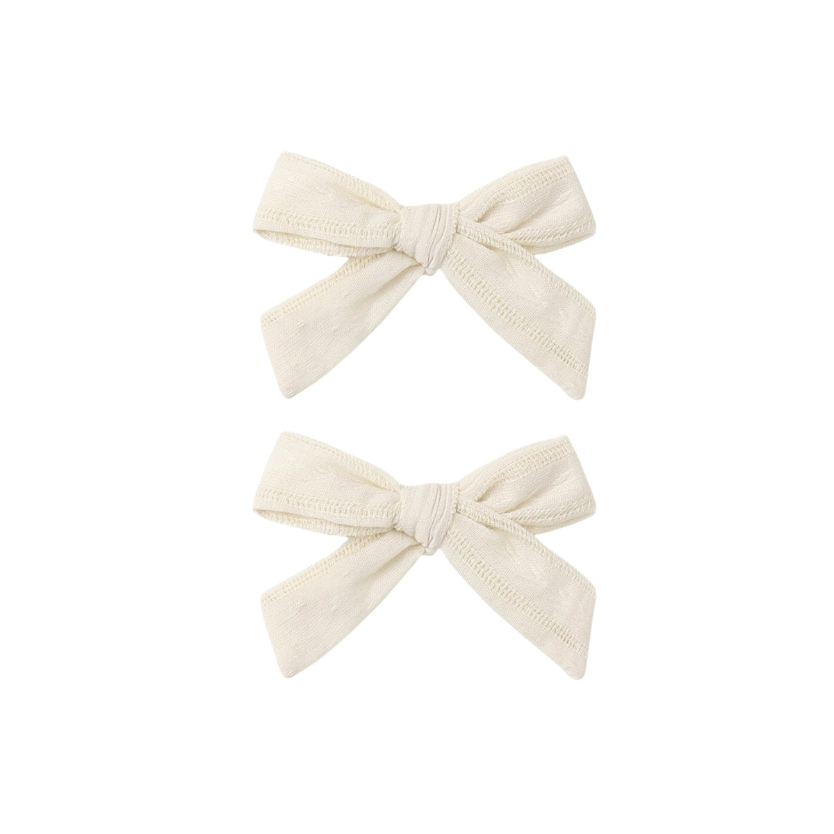 LACE BOW CLIPS SET OF 2