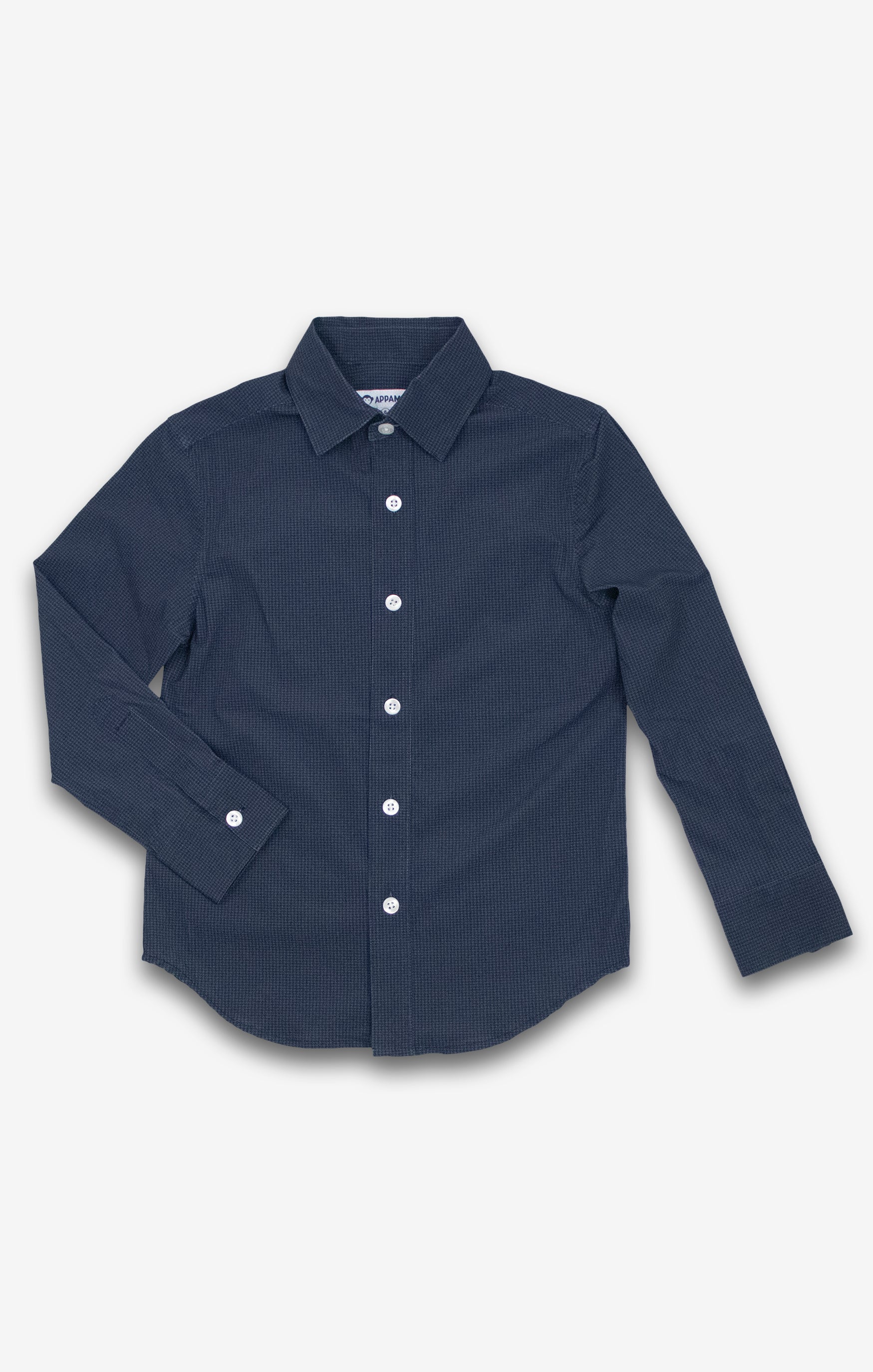 HOUNDSTOOTH STANDARD STRETCH BUTTON DOWN TOP (PREORDER)