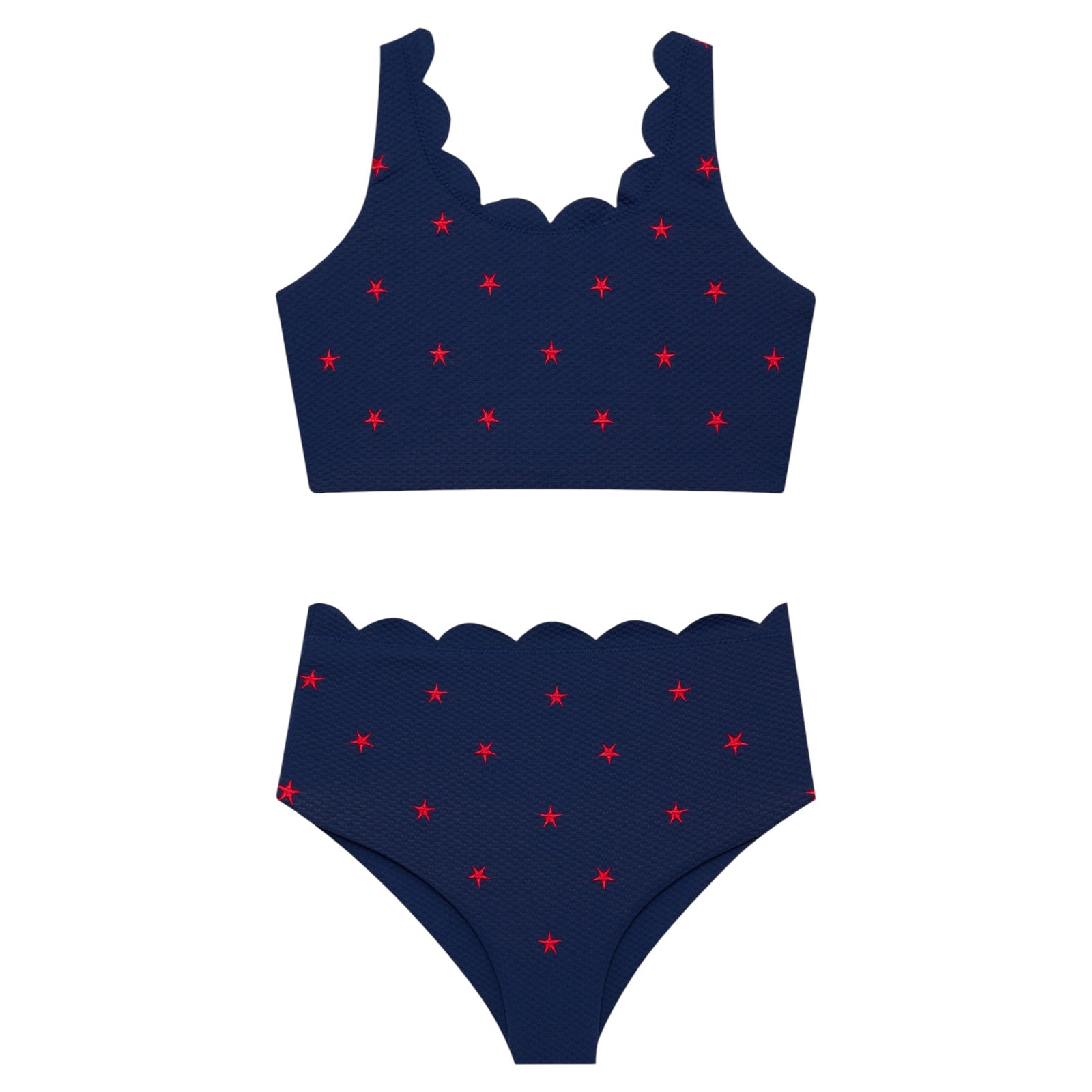 LITTLE MADISON BEA STAR SPANGLED SEA TWO PIECE BIKINI (PREORDER) - BEACH RIOT KIDS - TWO PIECE BIKINI