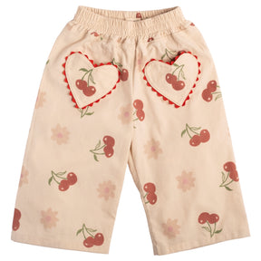 CHERRY BLOOM WIDE LEG PANTS (PREORDER)