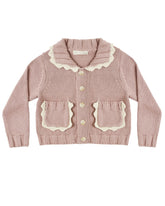 ROSEWOOD COLLARED CARDIGAN - RYLEE + CRU - CARDIGANS