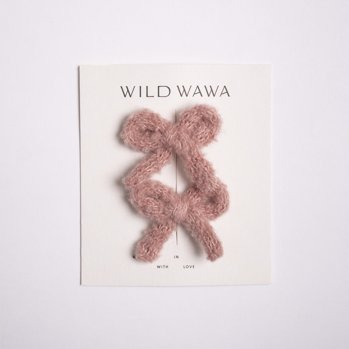 STARDUST KNITTED BOW CLIPS (PREORDER)