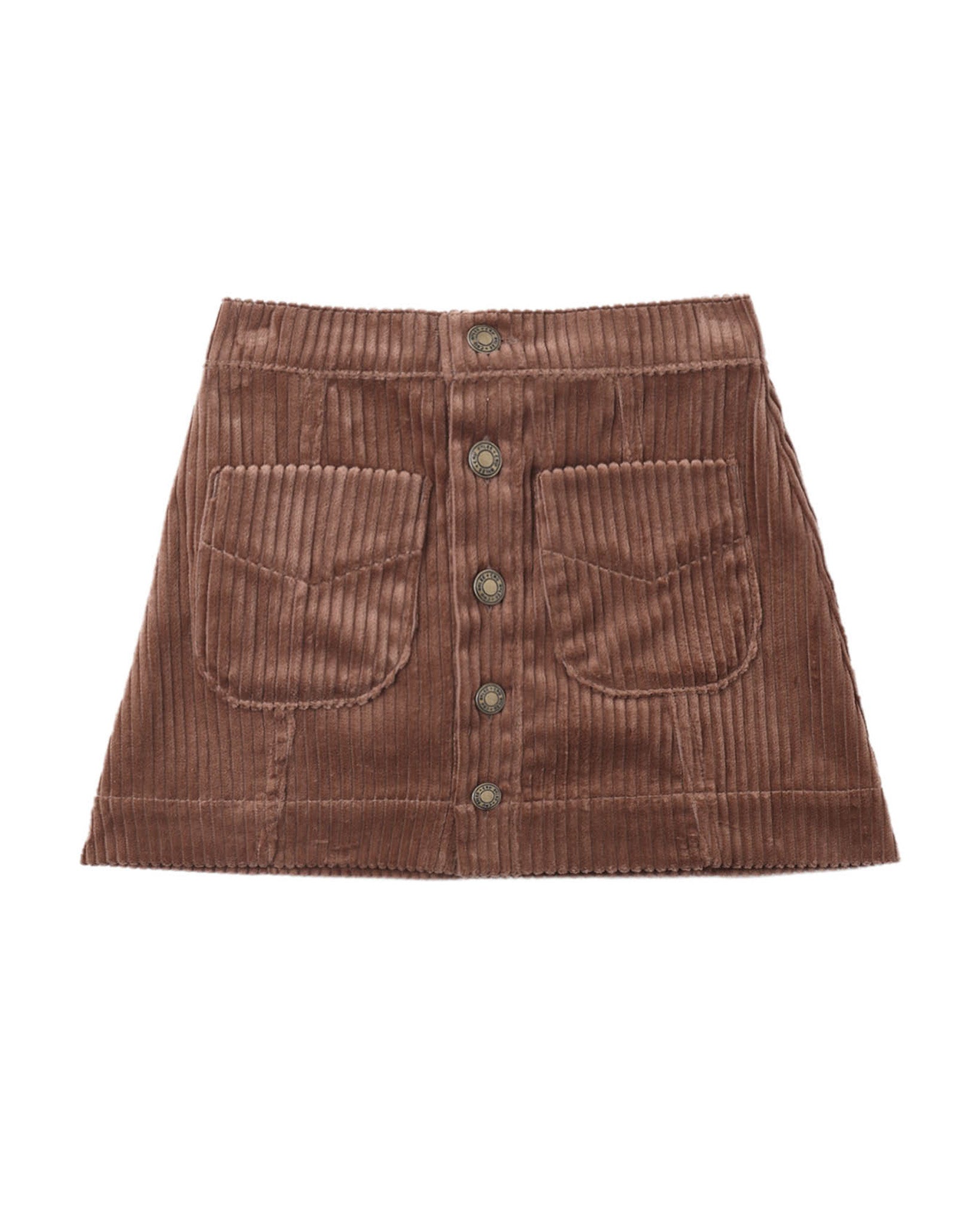 MULBERRY DENVER CORDUROY MINI SKIRT - RYLEE + CRU - SKIRTS