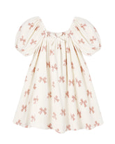 PEPPERMINT BOWS SABRINA DRESS