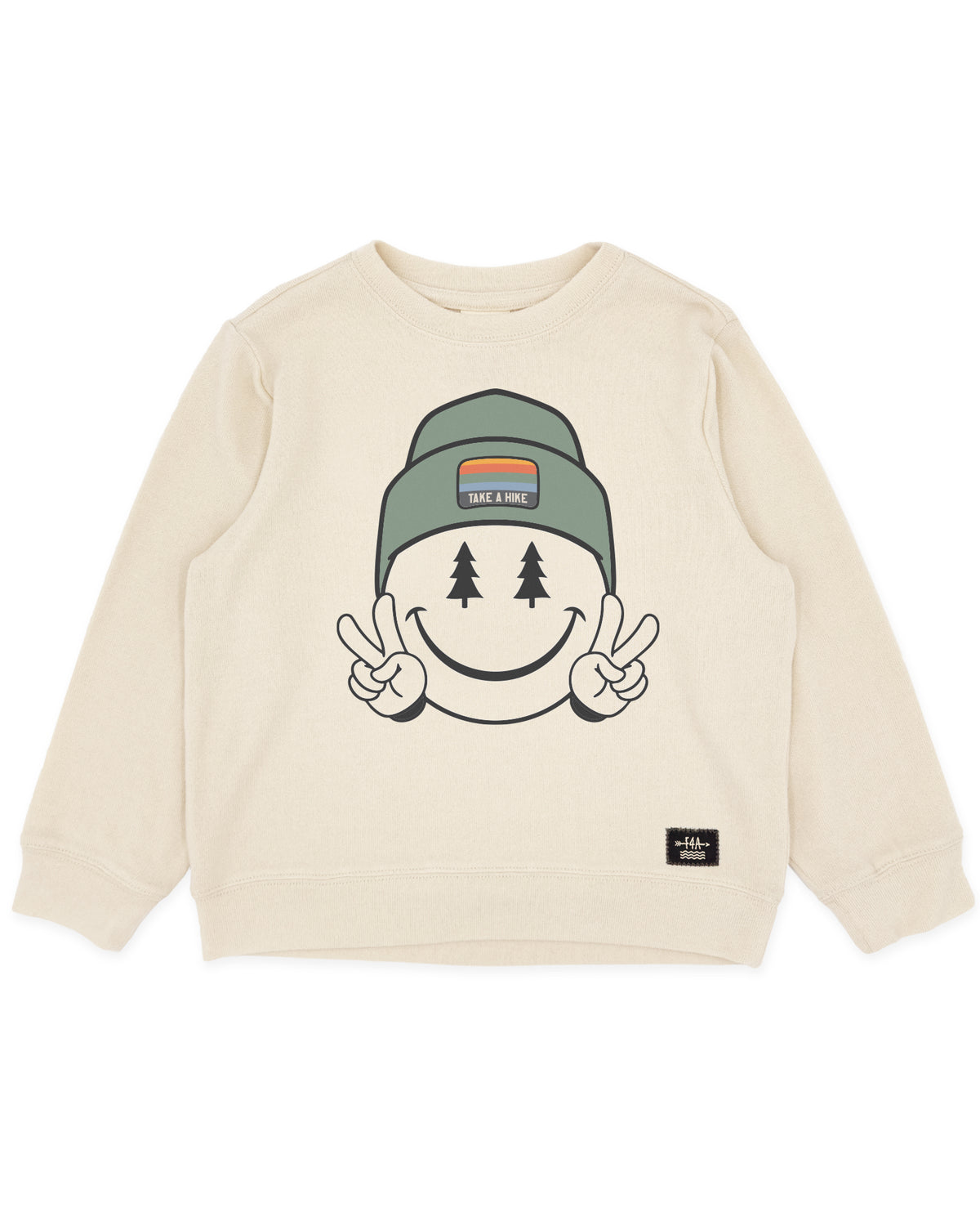 TAKE A HIKE SMILEY FACE HACCI SWEATSHIRT (PREORDER)
