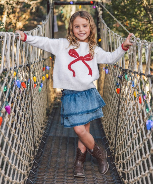 CAMILLE BOW SWEATER