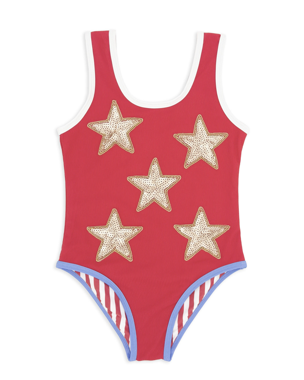 SEQUIN STARS ONE PIECE SWIMSUIT