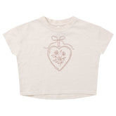 HEART LOCKET BOXY TSHIRT - RYLEE + CRU - SHORT SLEEVE TOPS