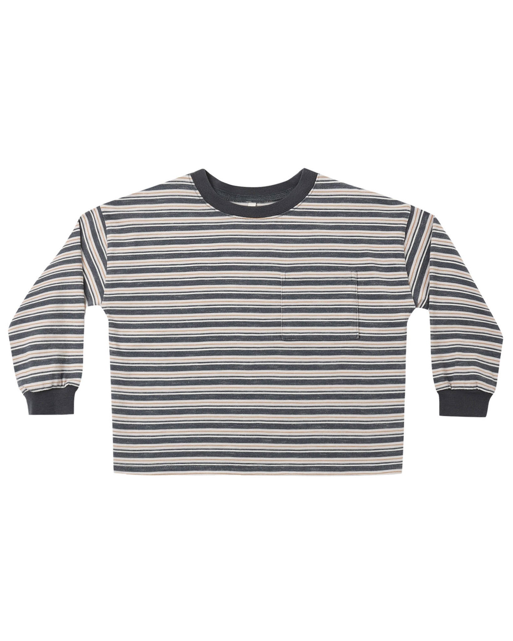 STRIPE RELAXED LONG SLEEVE TSHIRT