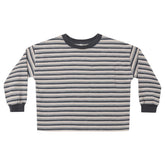 STRIPE RELAXED LONG SLEEVE TSHIRT - RYLEE + CRU - LONG SLEEVE TOPS