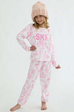 SKI POWDER PINK TOILE SWEATSHIRT (PREORDER)