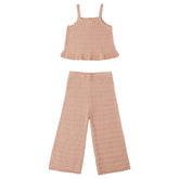 MELON KNITTED MARI TANK AND PANTS SET - SET