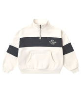 OUTDOOR CLUB PANEL STRIPE HALF ZIP SWEATSHIRT