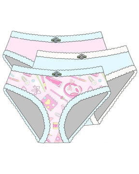 SCHOOL GIRL 3 PACK PANTIES