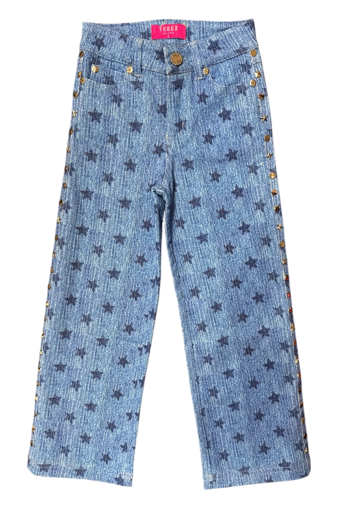 STARS STUDDED DENIM PANTS (PREORDER)