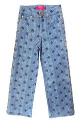 STARS STUDDED DENIM PANTS (PREORDER) - PANTS