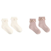 LACE TRIM SOCKS SET OF 2 - RYLEE + CRU - SOCKS