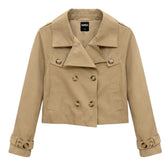 VANCE CROPPED TRENCH JACKET - KATIE J NYC - JACKETS
