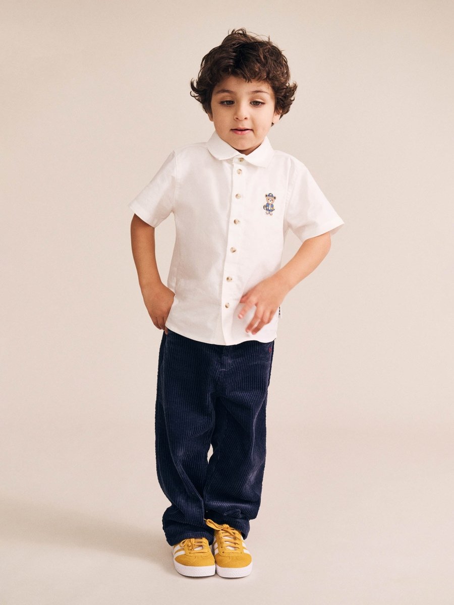 VARISTY HUX BUTTON DOWN TOP - HUXBABY