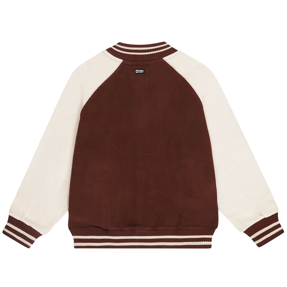 VARSITY SMILEY BITTER CHOCOLATE JACKET - TUMBLE 'N DRY - JACKETS