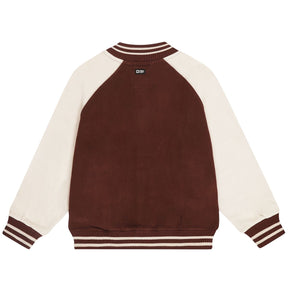 VARSITY SMILEY BITTER CHOCOLATE JACKET - TUMBLE 'N DRY - JACKETS