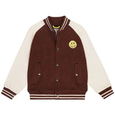 VARSITY SMILEY BITTER CHOCOLATE JACKET - TUMBLE 'N DRY - JACKETS