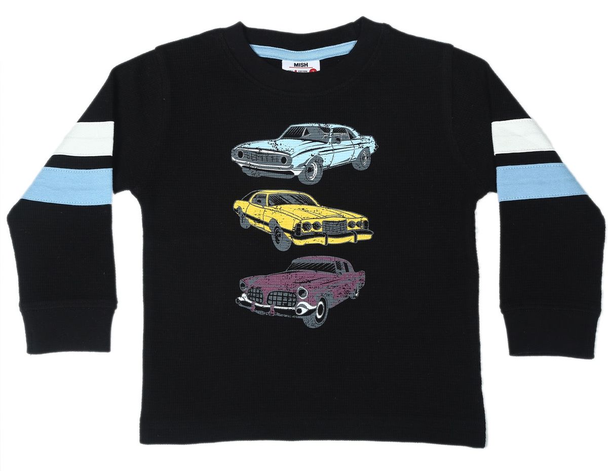 VINTAGE CARS LONG SLEEVE TSHIRT (PREORDER) - MISH MISH - LONG SLEEVE TOPS