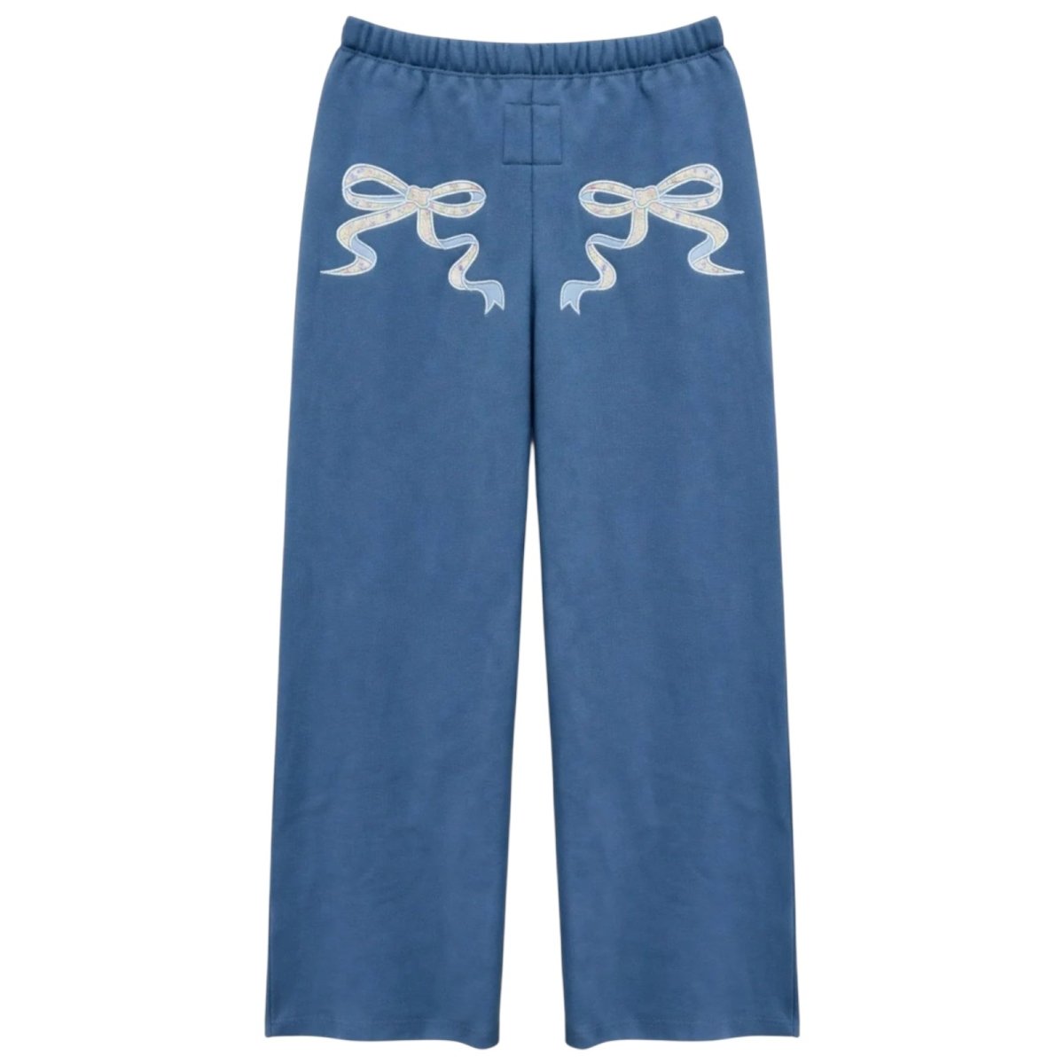 VINTAGE FLORAL BOW SHANE WIDE LEG PANTS - KATIE J NYC