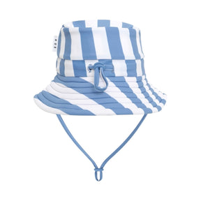 VINTAGE STRIPE CHERRY SUN HAT - HUXBABY