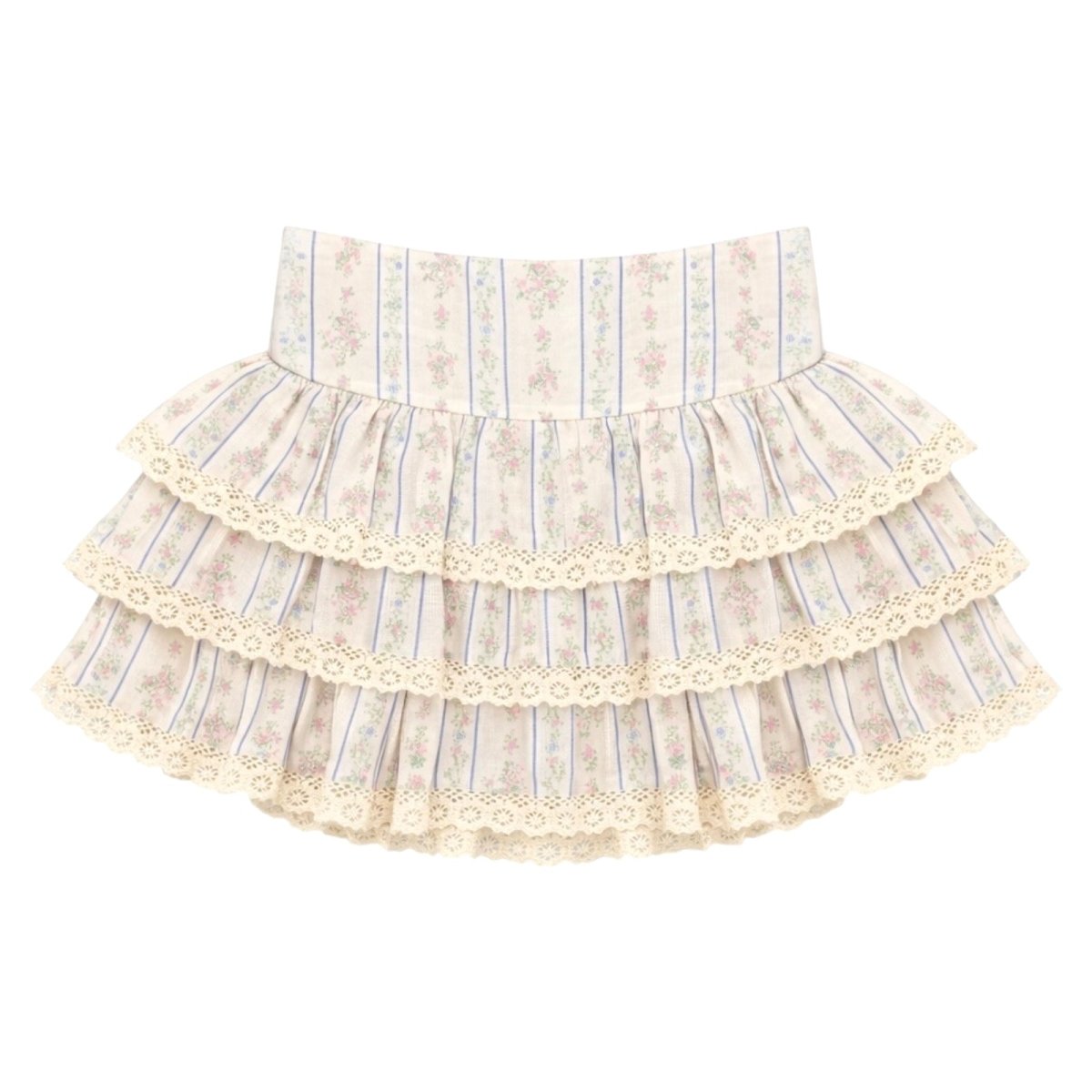 VINTAGE VINE FLORAL MELODY SKIRT - KATIE J NYC