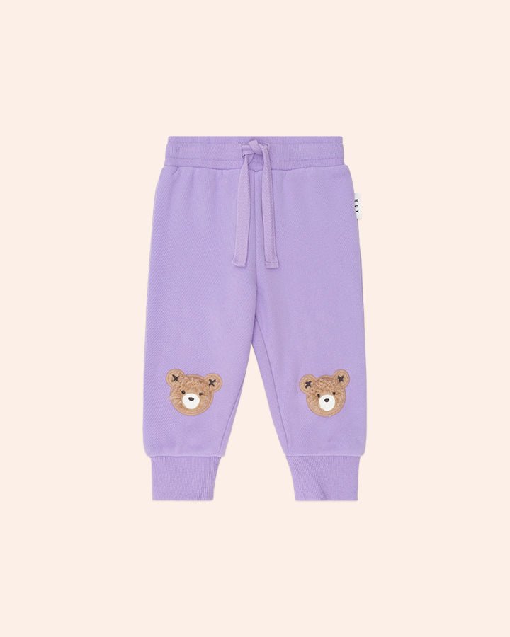 VIOLET FURRY HUXBEAR SWEATSHIRT AND SWEATPANTS SET (PREORDER) - HUXBABY