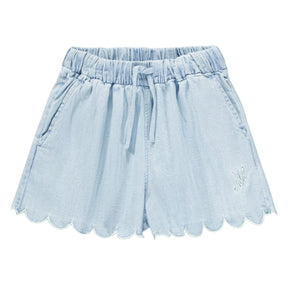 WASHED CHAMBRAY ADDIE SHORTS (PREORDER) - MOLO