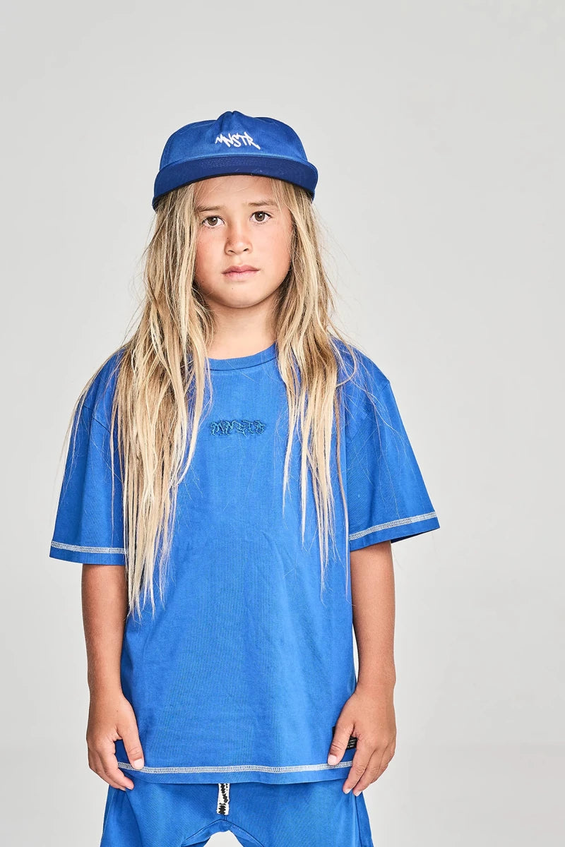 WASHED ROYAL COVER TSHIRT (PREORDER) - MUNSTER KIDS
