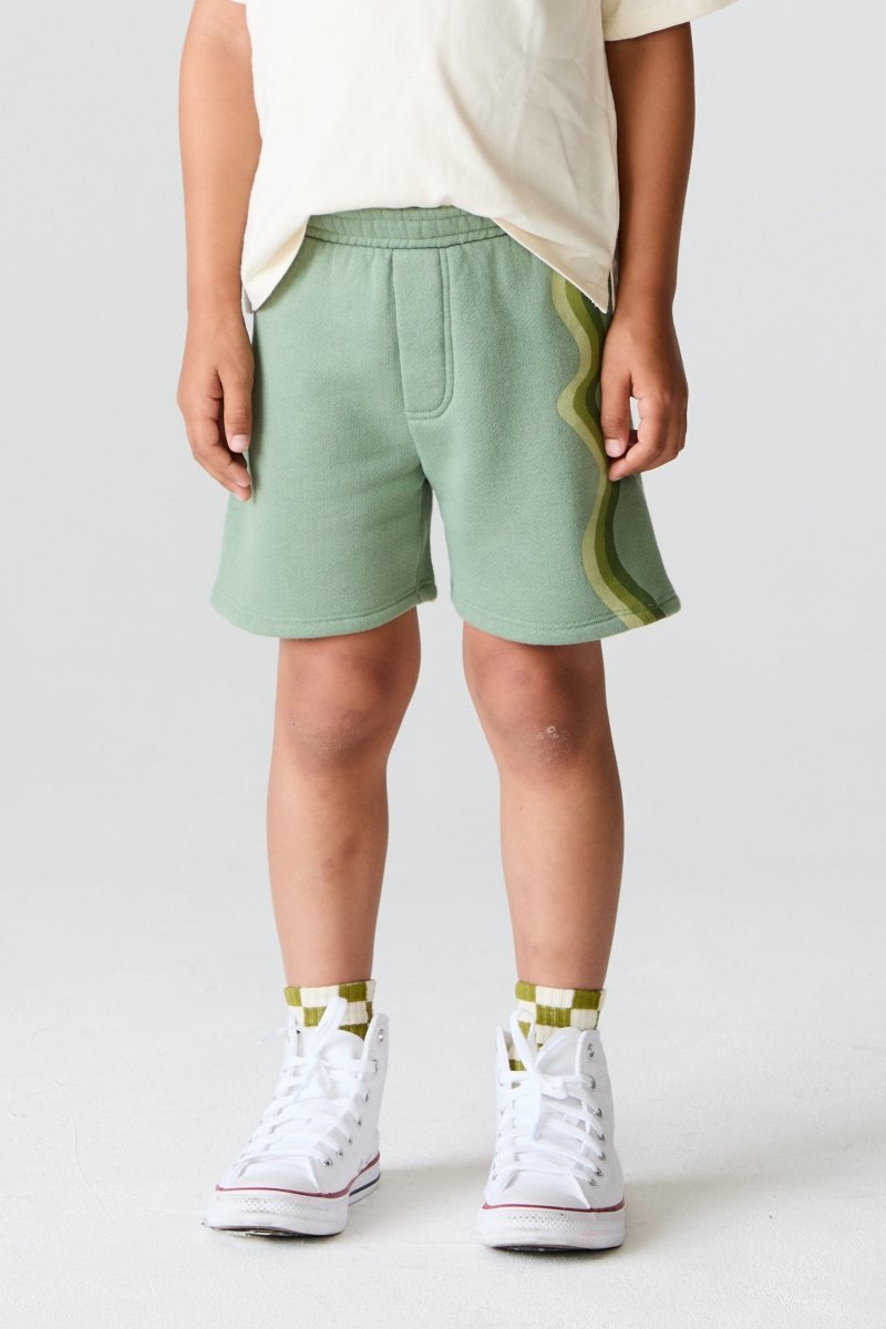 WAVE STRIPE SHORTS (PREORDER) - CHASER KIDS