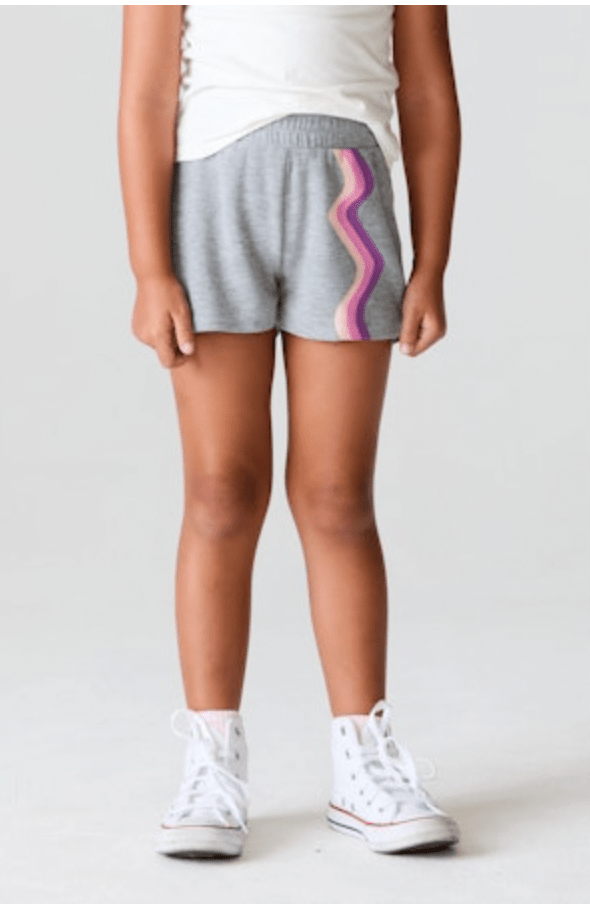 WAVE STRIPE SHORTS (PREORDER) - CHASER KIDS