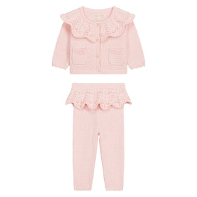 WILLIANE KNITTED CARDIGAN AND RUFFLE LEGGINGS SET - LOUISE MISHA KIDS - SET