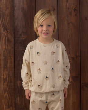 WINTER BEARS LIGHTWEIGHT SWEATSHIRT AND SWEATPANTS SET - RYLEE + CRU