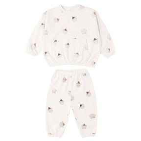WINTER BEARS LIGHTWEIGHT SWEATSHIRT AND SWEATPANTS SET - RYLEE + CRU - SET