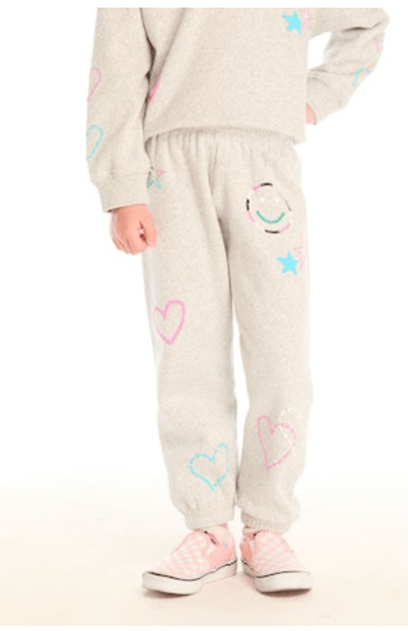 WINTER LOVE SWEATPANTS (PREORDER) - CHASER KIDS