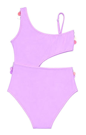 YARELI SEQUIN TRIM ONE PIECE SWIMSUIT (PREORDER) - NESSI BYRD