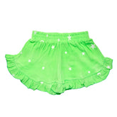 STARS NEON RUFFLE SHORTS - SHORTS
