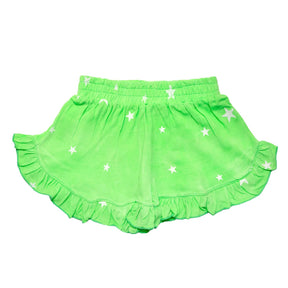 STARS NEON RUFFLE SHORTS - SHORTS