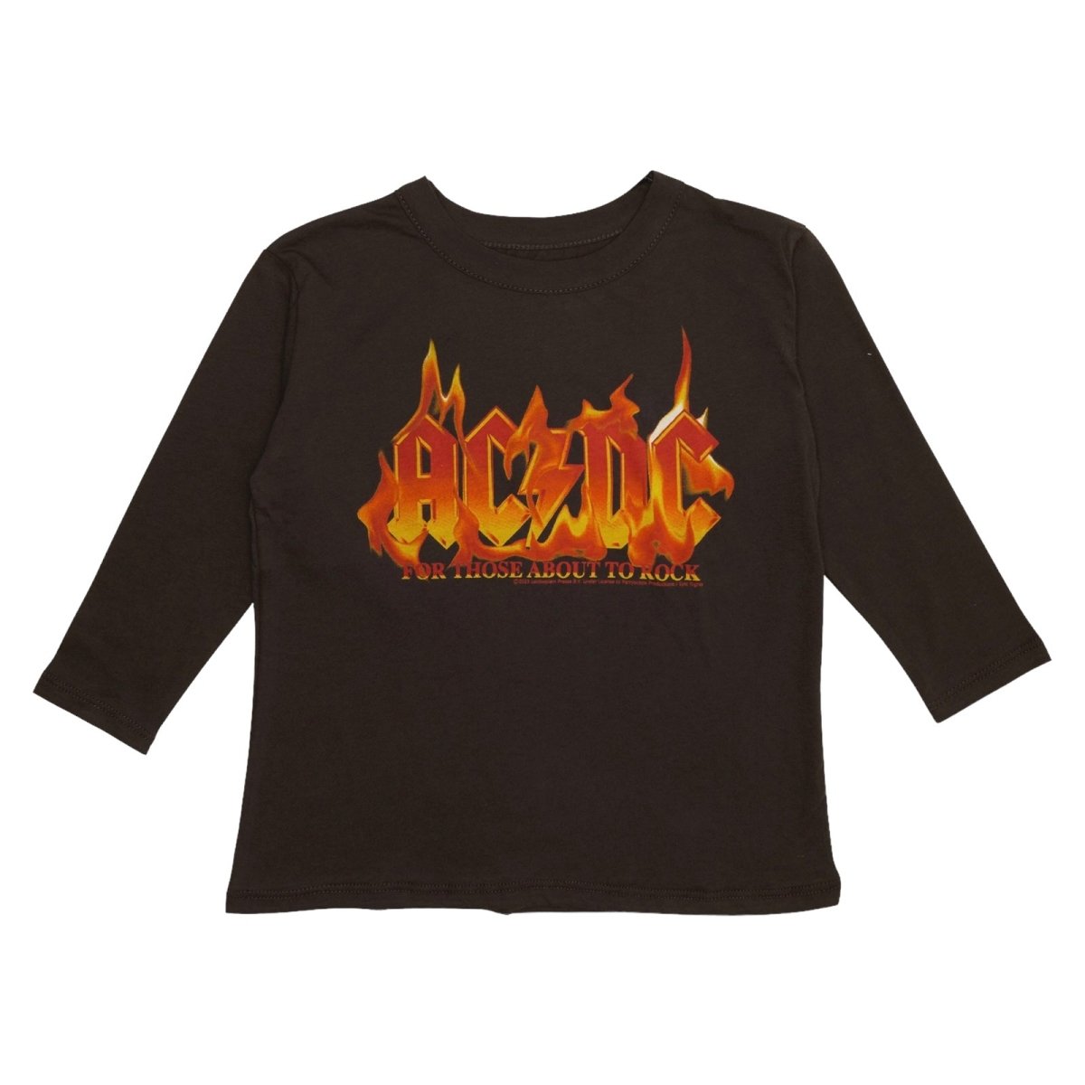 AC/DC FOR THOSE ABOUT TO ROCK LONG SLEEVE TSHIRT - CHASER KIDS