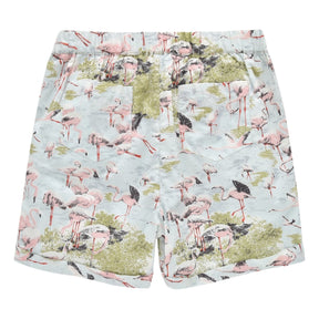 ALIKI DARJEELING FLAMINGO SHORTS - SHORTS