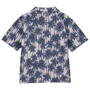 ALL OVER PALMS BUTTON DOWN TOP - BUTTON DOWNS