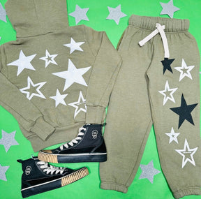 ARMY STARS ZIP UP HOODIE - CALIFORNIAN VINTAGE