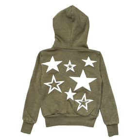 ARMY STARS ZIP UP HOODIE - CALIFORNIAN VINTAGE